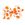 Medium Halloween Polka Dot Print Hair Bow