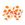 King Halloween Polka Dot Print Hair Bow