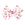 Medium Pink Christmas Lights Print Bow