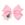 Medium Moonstitch Christmas Tree Embroidery Pink Hair Bow