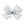 Medium Blue Paisley Print Hair Bow