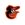 Baltimore Orioles Logo Print Knot Headband