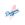 Medium Los Angeles Dodgers Two-Tone Embroidered Hair Bow