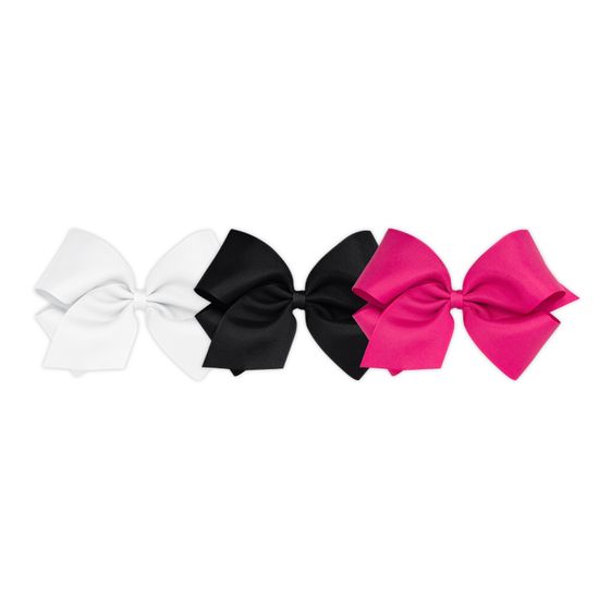 BUY MORE AND SAVE! 3 King Classic Grosgrain Girls Hair BowS - ASSORTED