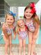 King WeeSplash Colored Swim Bow with Plain Wrap

