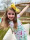 King Tie Dye Ombre Sequined Bows