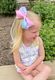 Medium Ombre Printed Sequin Hair Bow