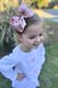 Medium Valentine Taffeta Glitter Heart Hair Bow

