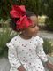 King Valentine Taffeta Glitter Heart Hair Bow

