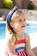 Navy Patriotic Printed Knot Padded Headband