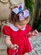 Glitter Firework Americana Hair Clip