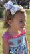 Medium Beach-themed Turtle Print Grosgrain Hair Bow

