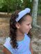 Genuine Seersucker Fabric Knot Padded Headband
