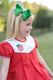 Medium Grosgrain Hair Bow with Ric-Rac Trim
