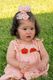 Medium Candy Corn Print Sequin Hair Bow
