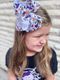 King Halloween Print Grosgrain Hair Bow