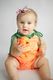 Mini Pink Halloween Print Grosgrain Hair Bow