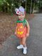 King Grosgrain Hair Bow with Moonstitch Edge and Halloween Embroidery