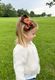 Harvest Turkey Embroidery Felt Hair Clip
