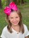 King Crepe Satin with Grosgrain Underlay Hair Bow