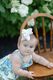 Medium Ruffle Edge Satin with Grosgrain Underlay Hair Bow