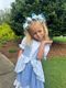 Medium Glitter Vinyl with Grosgrain Underlay Hair Bow