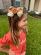 Harvest Turkey Embroidery Felt Hair Clip