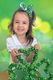 King Shamrock Print Grosgrain Hair Bow
