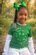 Shamrock Glitter Stacker Hair Clip
