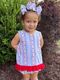 Medium Patriotic Print Grosgrain Hair Bow