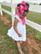 Layered Glitter Pink Cowgirl Boots Hair Clip