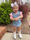 Medium Cowgirl Boots Bows and Pony Print Grosgrain Hair Bow