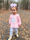 King It's My Birthday Print Grosgrain Hair Bow