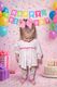 Medium Birthday Puppy Embroidered Moonstitch Edge Hair Bow