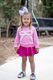 King Moonstitch Hair Bow in Light Orchid Gingham Print
