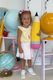 Extra Small Back to School Colorblock ABCs Print Hair Bow