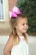King Back to School Colorblock Pencil Print Hair Bow
