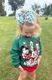 King Christmas Tree Print Hair Bow