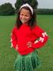 Santa Christmas Knot Headband