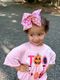 King Halloween Ghost Print Hair Bow