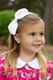 Mini King Pleated Grosgrain Hair Bow Headband