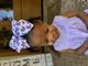 King Butterfly Print Grosgrain Hair Bow
