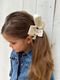 Medium Western Embroidered Moonstitch Hair Bow