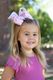 King Pink Paisley Print Hair Bow