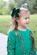 Medium Velvet Two-Loop Bow with Fancy Cut Tail