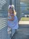 Medium Grosgrain Baseball Print Hair Bow