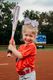 King Grosgrain Baseball Print Hair Bow