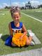 King Grosgrain Football Print Hair Bow