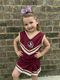 Medium West Virginia Gingham Hair Bow with Logo Patch