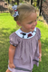 Mini Signature Collegiate Logo Print Grosgrain Hair Bow